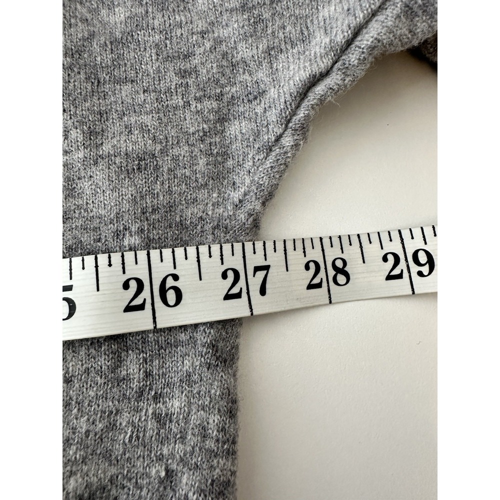 COS 100%  Wool Midi Sweater Dress Women's‎ Size XS Gray Oversized Cozy Stretch - Picture 10 of 11